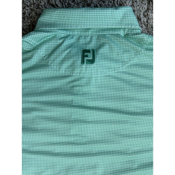 John Deere Classic Golf Polo Mens L  FootJoy  Green Performance 50th Anniversary - Picture 6 of 8